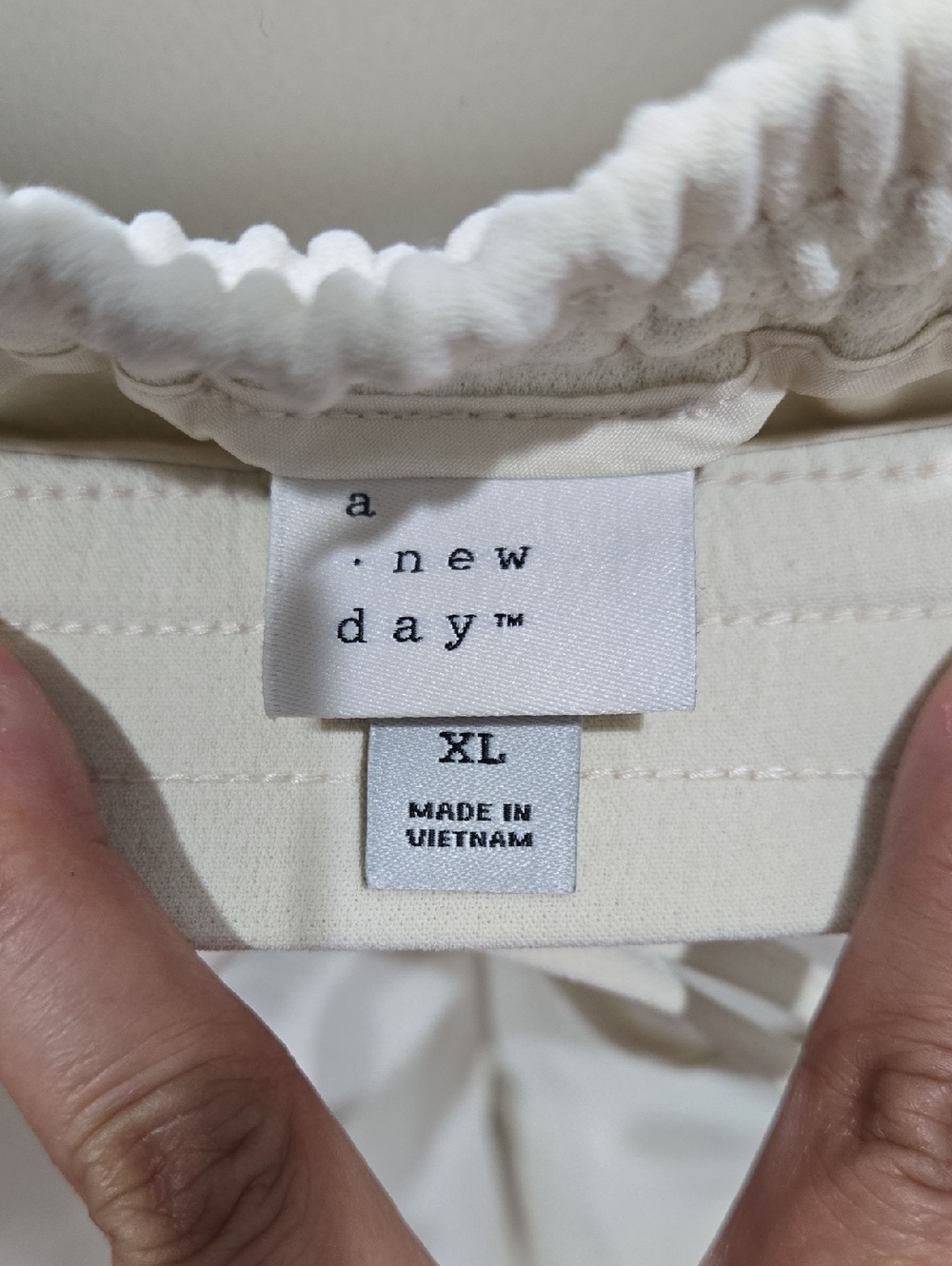 a new day Cream Casual Straight-Leg Pants - Picture 10 of 13